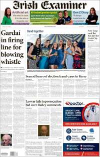 Portada de Irish Examiner (Ireland)