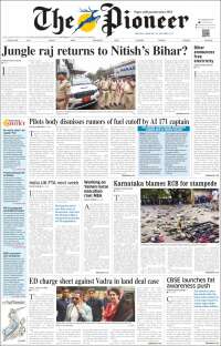 Portada de The Pioneer (India)