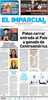 Portada de El Imparcial (Mexico)
