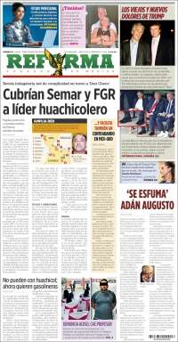 Portada de Reforma (Mexico)