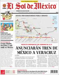 Portada de El Sol de México (Mexico)