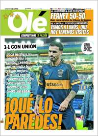 Portada de Olé (Argentina)