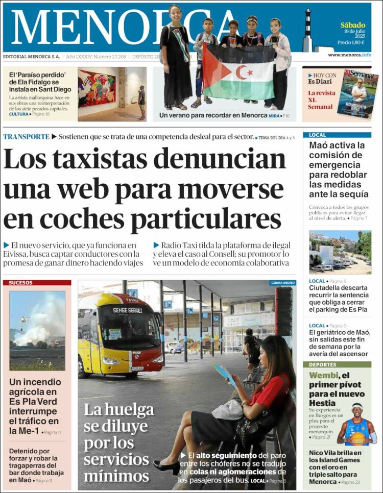 Portada de Menorca - Diario Insular (España)
