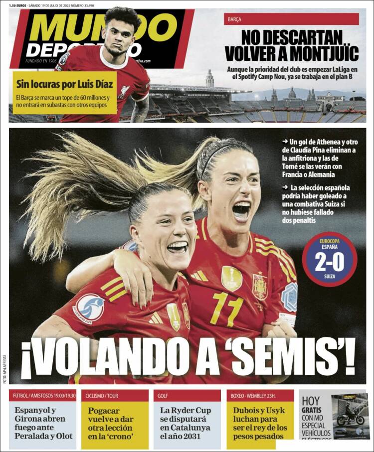 Portada de Mundo Atlético (España)