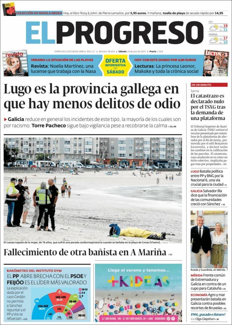 Portada de El Progreso (España)