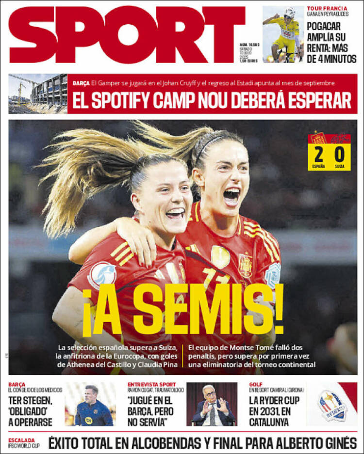 Portada de Sport (España)