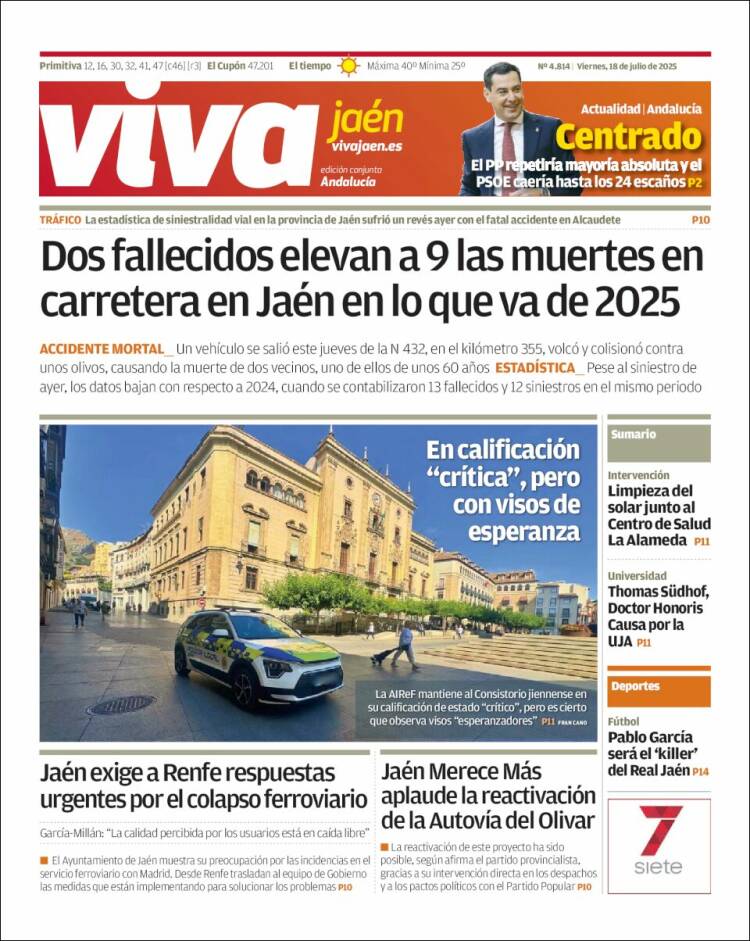 Portada de Viva Jaén (España)