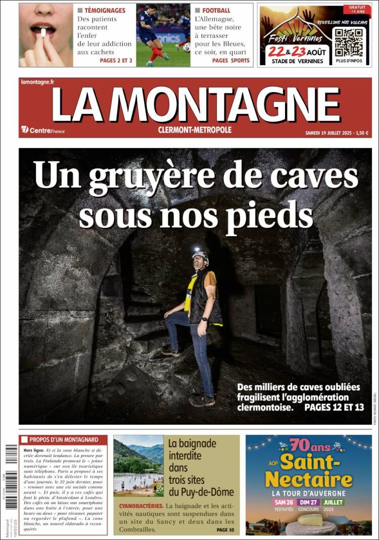 Portada de La Montagne (Francia)