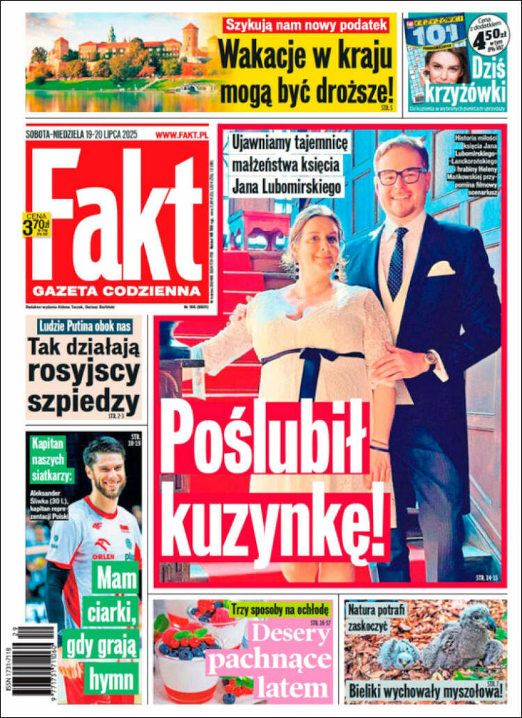 Portada de Fakt (Polonia)