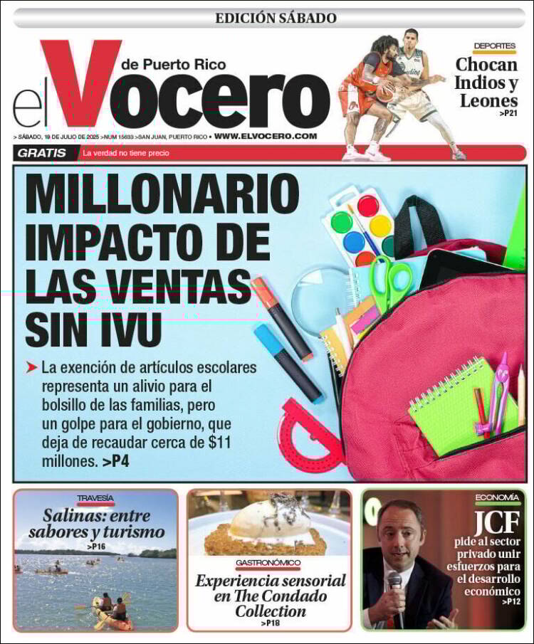 Portada de Vocero (Puerto Rico)