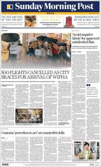 Portada de South China Morning Post (China)