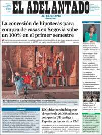 Portada de El Adelantado de Segovia (Spain)