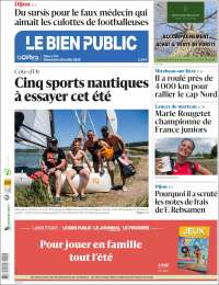 Portada de Le Bien Public (Francia)