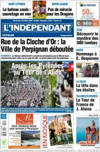 Portada de Le Indépendant (Francia)