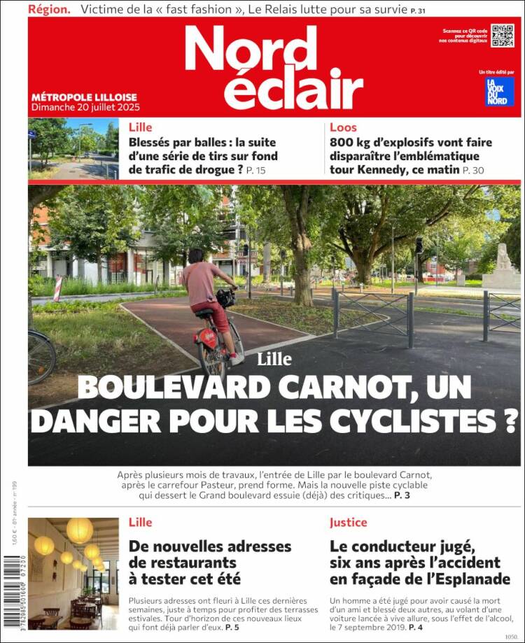 Portada de Nord Éclair (Francia)