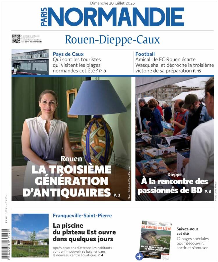 Portada de Paris Normandie (Francia)