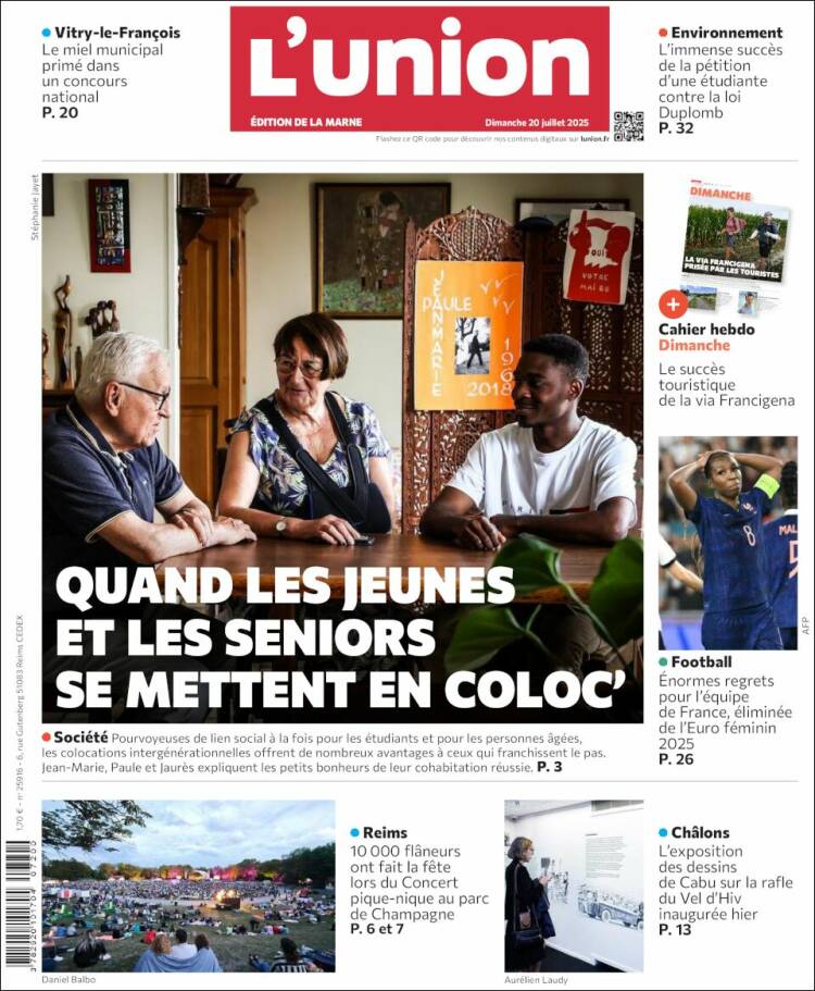 Portada de L'Union (France)