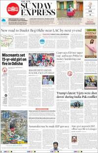 Portada de New Indian Express (India)