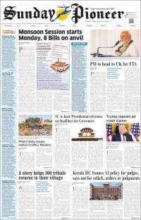 Portada de The Pioneer (India)