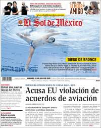 Portada de El Sol de México (México)