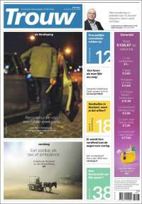 Portada de Trouw (Países Bajos)