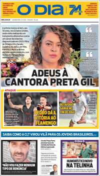 Portada de O Dia (Brasil)