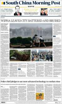 Portada de South China Morning Post (China)