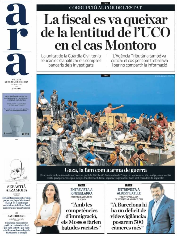 Portada de Ara (España)