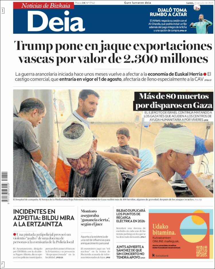 Portada de Deia (España)