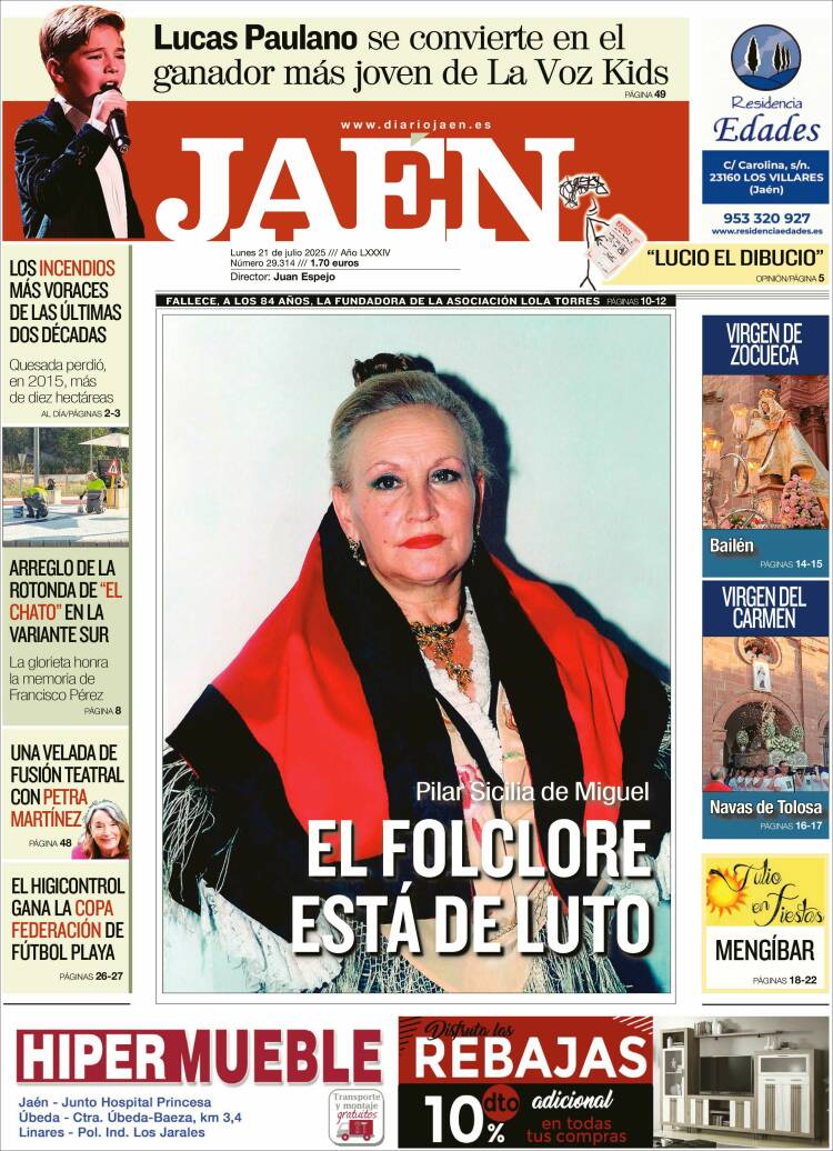 Portada de Diario Jaén (Spain)