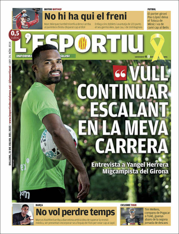 Portada de L'Esportiu : Girona (España)