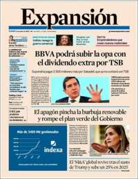 Portada de Expansión (España)