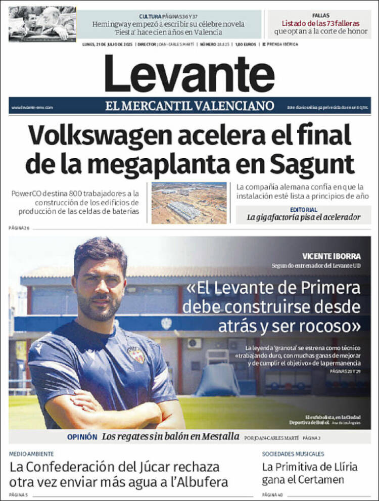 Portada de Levante (Spain)