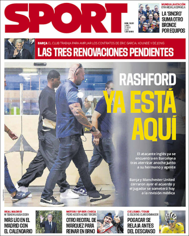 Portada de Sport (España)