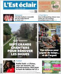 Portada de L'Est Eclair (Francia)