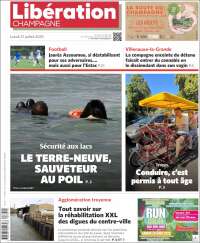 Portada de Libération Champagne (Francia)