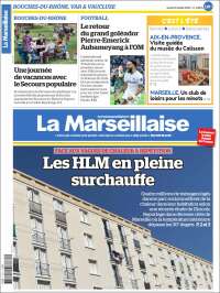Portada de La Marseillaise (Francia)