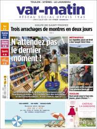Portada de Var-Matin (Francia)