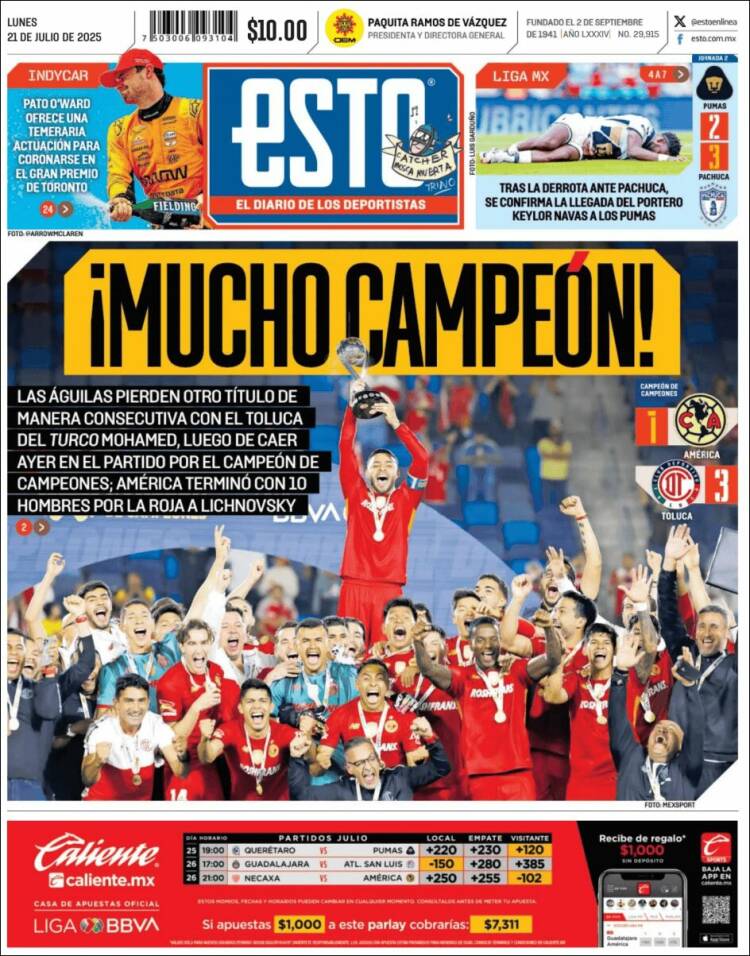 Portada de Esto (México)