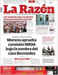 Portada de La Razón (México)