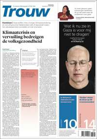 Portada de Trouw (Países Bajos)