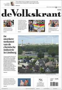 Portada de De Volkskrant (Países Bajos)