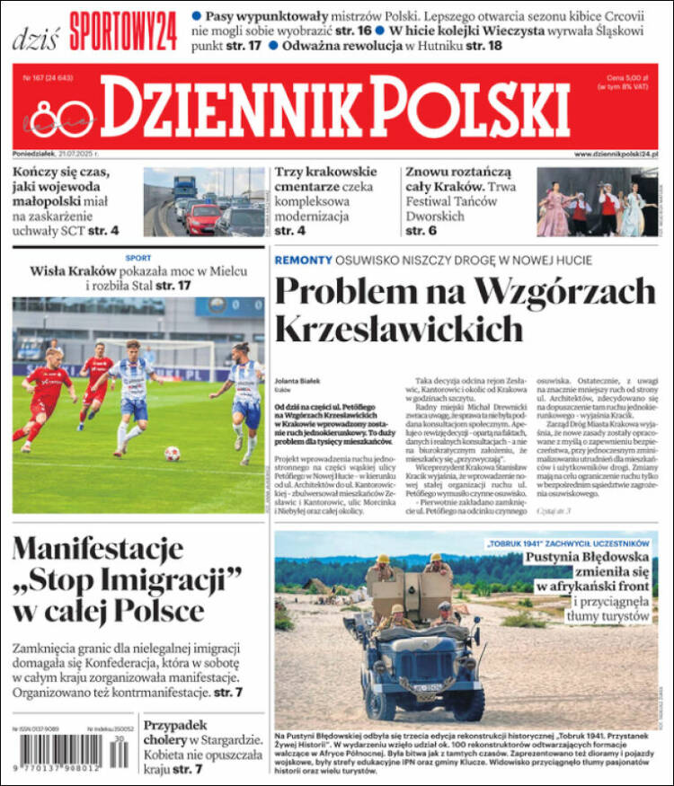Portada de Dziennik (Poland)