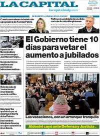 Portada de Diario La Capital - Mar del Plata (Argentina)