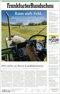 Portada de Frankfurter Rundschau (Alemania)