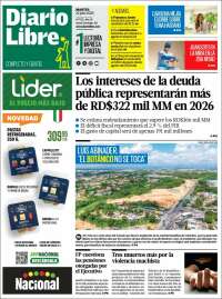 Portada de Diario Libre (R. Dominicana)