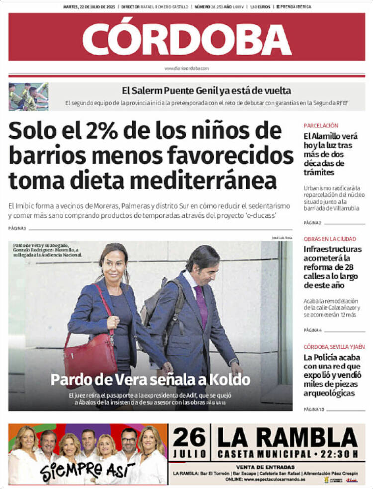 Portada de Diario de Córdoba (España)