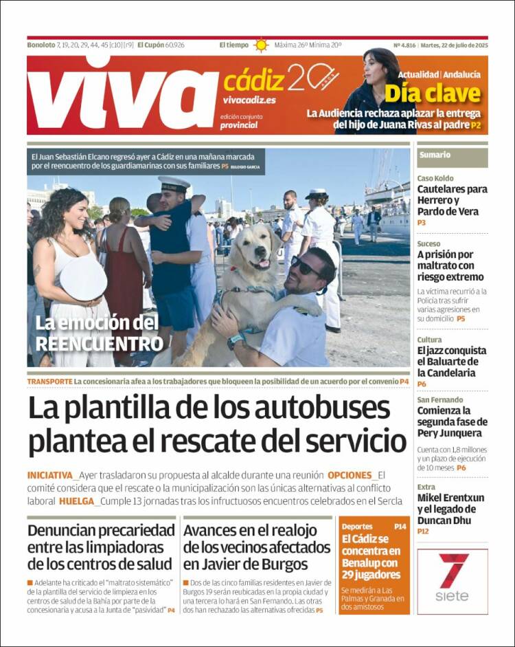 Portada de Información - Cadiz (España)