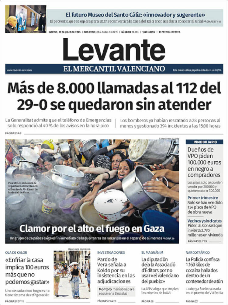 Portada de Levante (España)