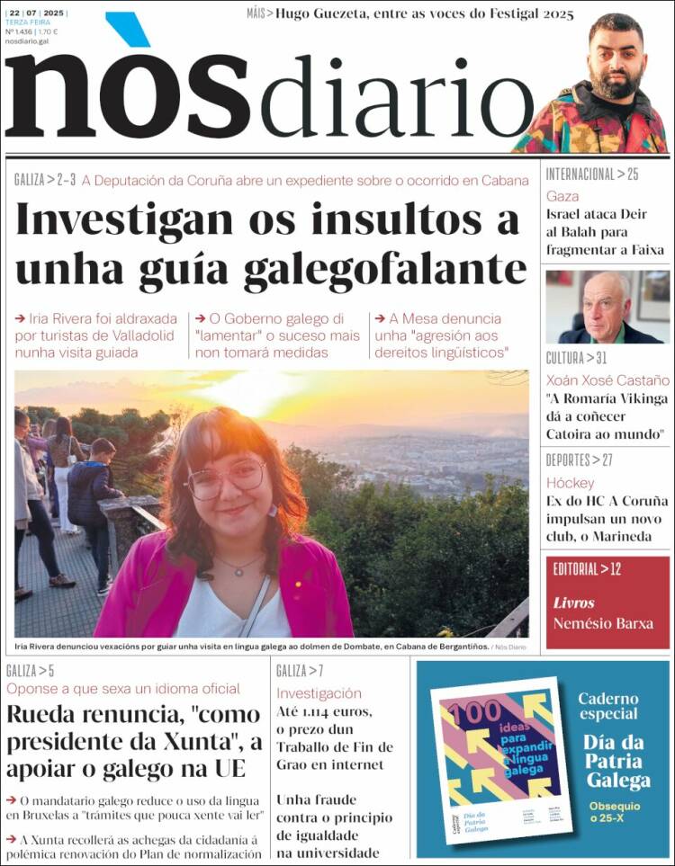 Portada de Nòs Diario (Spain)